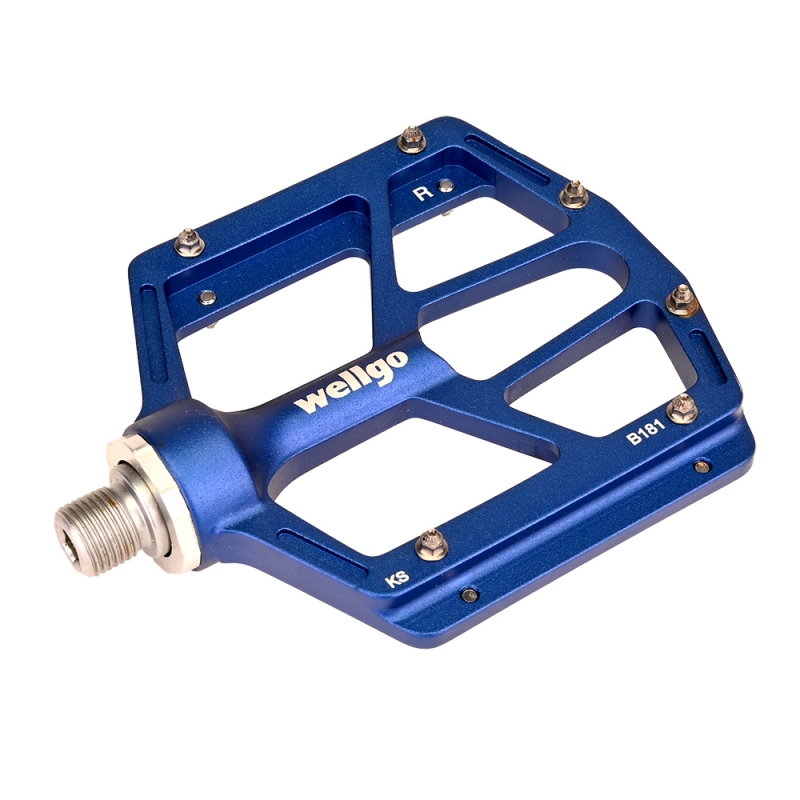 پدال دوچرخه ولگو مدل  WELLGO B181 AL CNC BLUE  