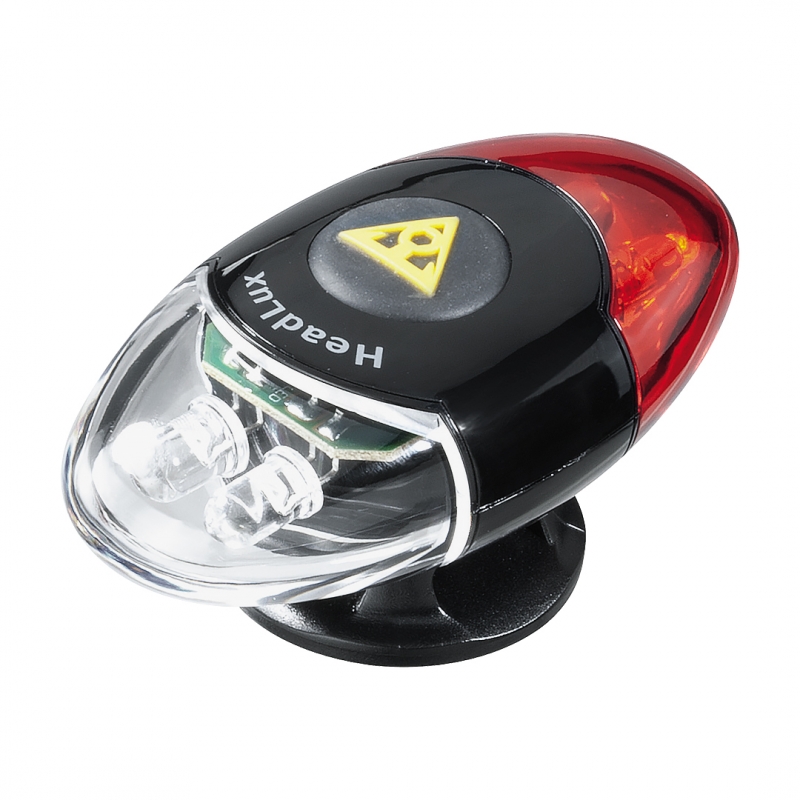 چراغ عقب و جلو پلیسی روی کلاه TOPEAK HEAD LUX