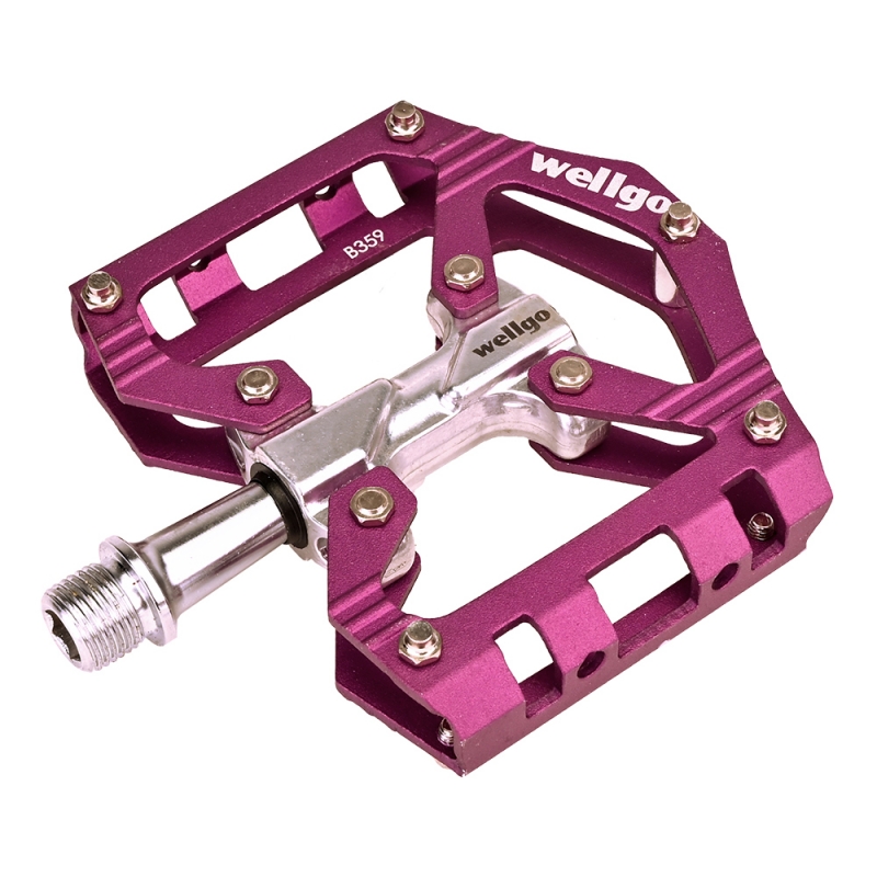 پدال دوچرخه ولگو مدل WELLGO B359 AL CNC  PURPLE